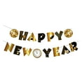 thumbnail image 1 of relayinert Congratulations Banner Birthday Banner Customizable Banner Kit For Decor Black Gold,Type4 16.4ft, 1 of 6