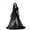 Gray, variant on Women's Halloween Gothic Dress Tree house Thorn Pattern Lace Chiffon Long Sleeve Round Neck Maxi Dress Party Witch Cosplay Costume Evening Gown for Women