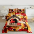 thumbnail image 2 of Manfei Christmas Cardinal Bird Bedding Comforter Set,Hello Fall Maple Twin Comforter Sets,Happy New Year Bedding Set For Children,Super Cozy Room Decor Reversible,2pcs, 2 of 8