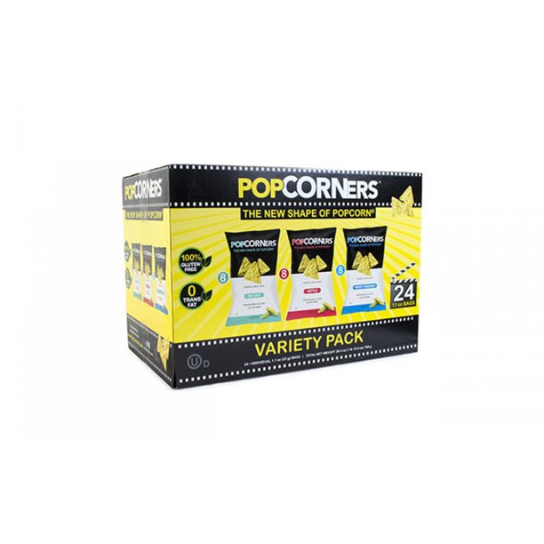 POPCORNers Variety Pack, 1.1 oz, 24 Count