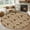 Brown, variant on Rectangle Area Rugs 2 x 3 Ft, Black Cow Skull Non-Slip Residential Carpet, Southwestern Vintage Cowboy Boots Indoor Crawling Mats Runner Rugs for Living Room/Dining Room/Bedroom