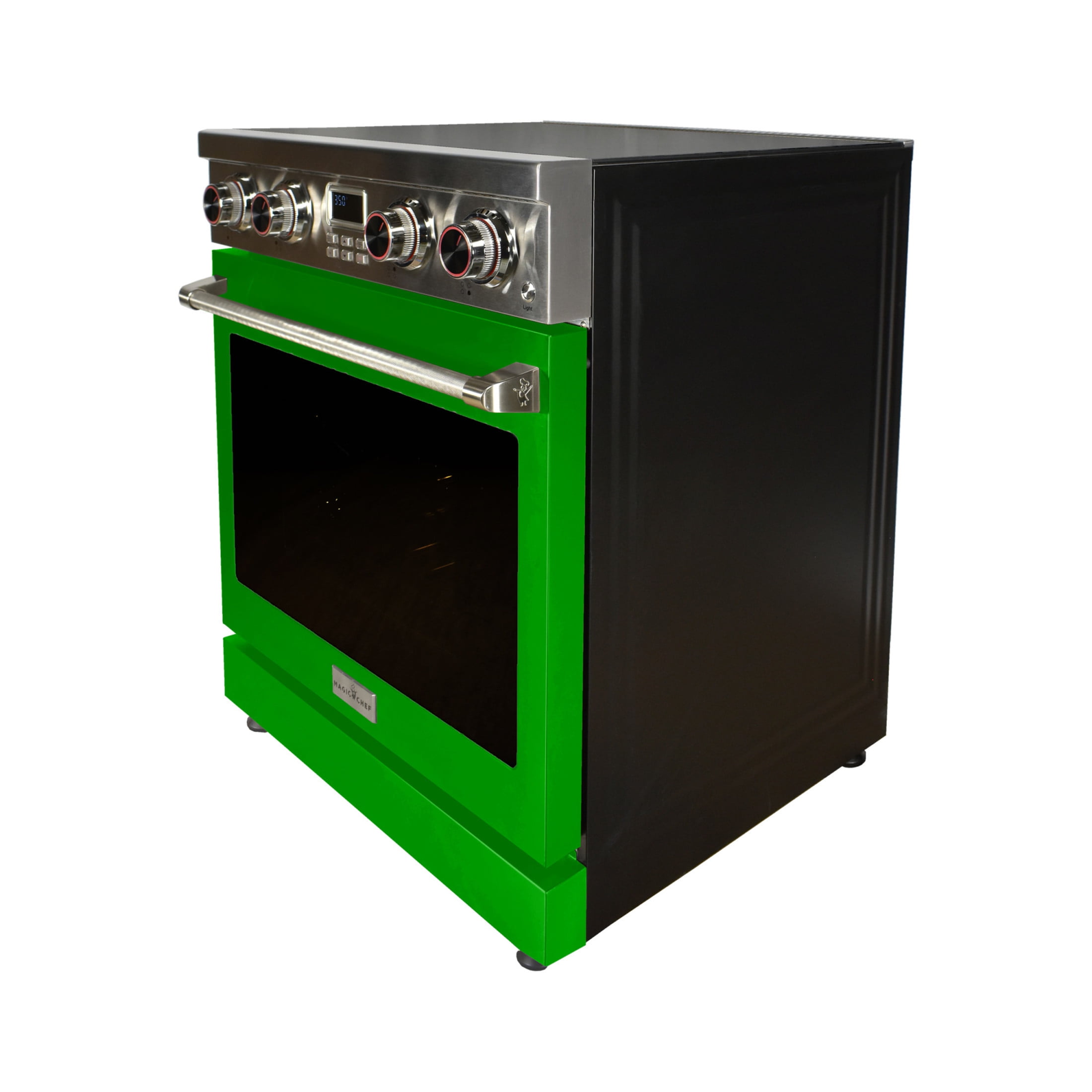 30" Electric Range w/ Green Door