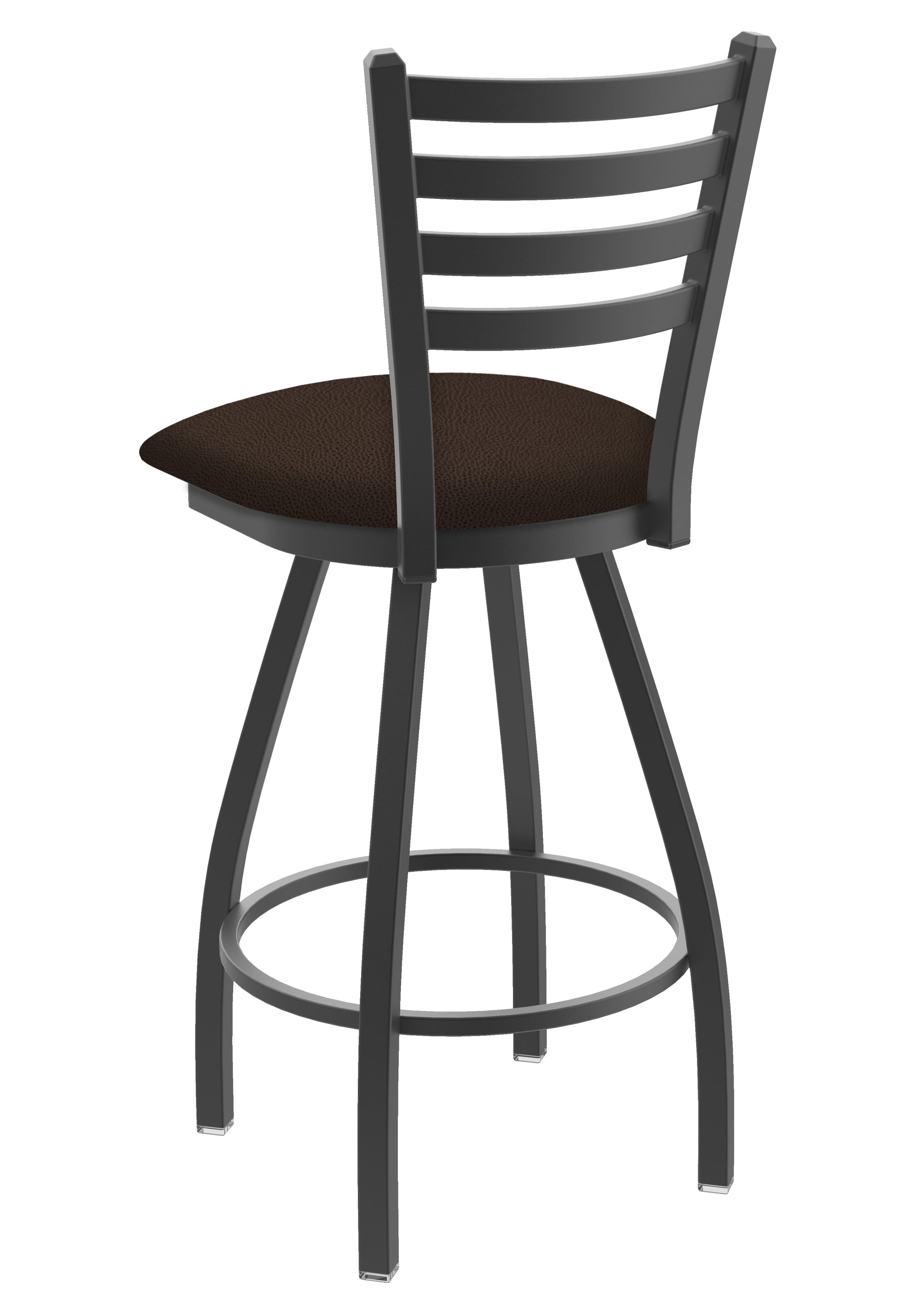 410 Jackie 30" Swivel Bar Stool with Bronze Finish and Rein Coffee Seat