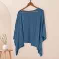thumbnail image 3 of Women's Solid Color Casual Cardigan For Spring Summer Autumn Lightweight Knit Cover Up Elegant Everyday Top, 3 of 6