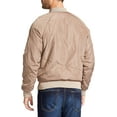 thumbnail image 2 of William Rast Mens Zane Quilted Bomber Jacket, Brown, X-Large, 2 of 3