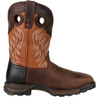 Skechers Steel Toe Leather Burgin Tarlac Work Boots Men\'s Size 8 Brown 58883WMC Skechers Men main image 4