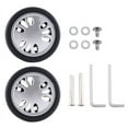 thumbnail image 3 of Luggage Wheels Replacement 50mm x 13mm Kits Universal Environmentally Friendly PU Luggage Repair 3 Pair, 3 of 7