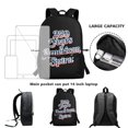 thumbnail image 6 of Uourmeti 4th of July Polyester Backpack School Bookbag with 250 Years American Spirit Print - for School and Travel Trips, 6 of 6
