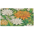 thumbnail image 2 of Elegance Flowers Pattern 12.4x10.6in PVC Round Ring Binder, D-Ring 3-Hole, Metal Clip, 200 Sheets, 2 of 10