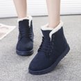 thumbnail image 4 of Fluffy Snow Boots Thick Fleece Lined Warm Women Winter Ankle Boots, 4 of 7