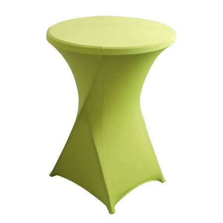 

Cocktail Table Covers Stretch Spandex Cocktail Table Cover Cloth for Wedding Banquet and Party 80*110cm - Fruit green