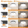thumbnail image 4 of Pack de 4 Lámparas con Sensor de Movimiento slochi para Interior, Cableadas, 24W, 2400LM, 4 of 7