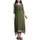 thumbnail image 1 of Las nuevas mujeres de la vendimia vestido de algodón de lino de Split dobladillo irregular floja oca Abody Verde/S, 1 of 7