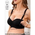 thumbnail image 1 of Sujetador De Lactancia Negro Sin Costuras Con Cierre Frontal, 1 of 11