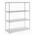 thumbnail image 2 of Nexel Industries 24548EP Epoxy Starter Shelf Unit- Silver - 24 x 54 x 86 in., 2 of 4