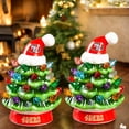 thumbnail image 3 of San Francisco 49ers 2-Pack 4" Ceramic LED Christmas Tree Set, 3 of 3