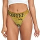 thumbnail image 1 of Fotbe Coffee Vintage Tanga Sin Costuras para Mujer con Estampado – Panties Invisibles, Transpirables y Cómodos para Uso Diario-X-Small, 1 of 6
