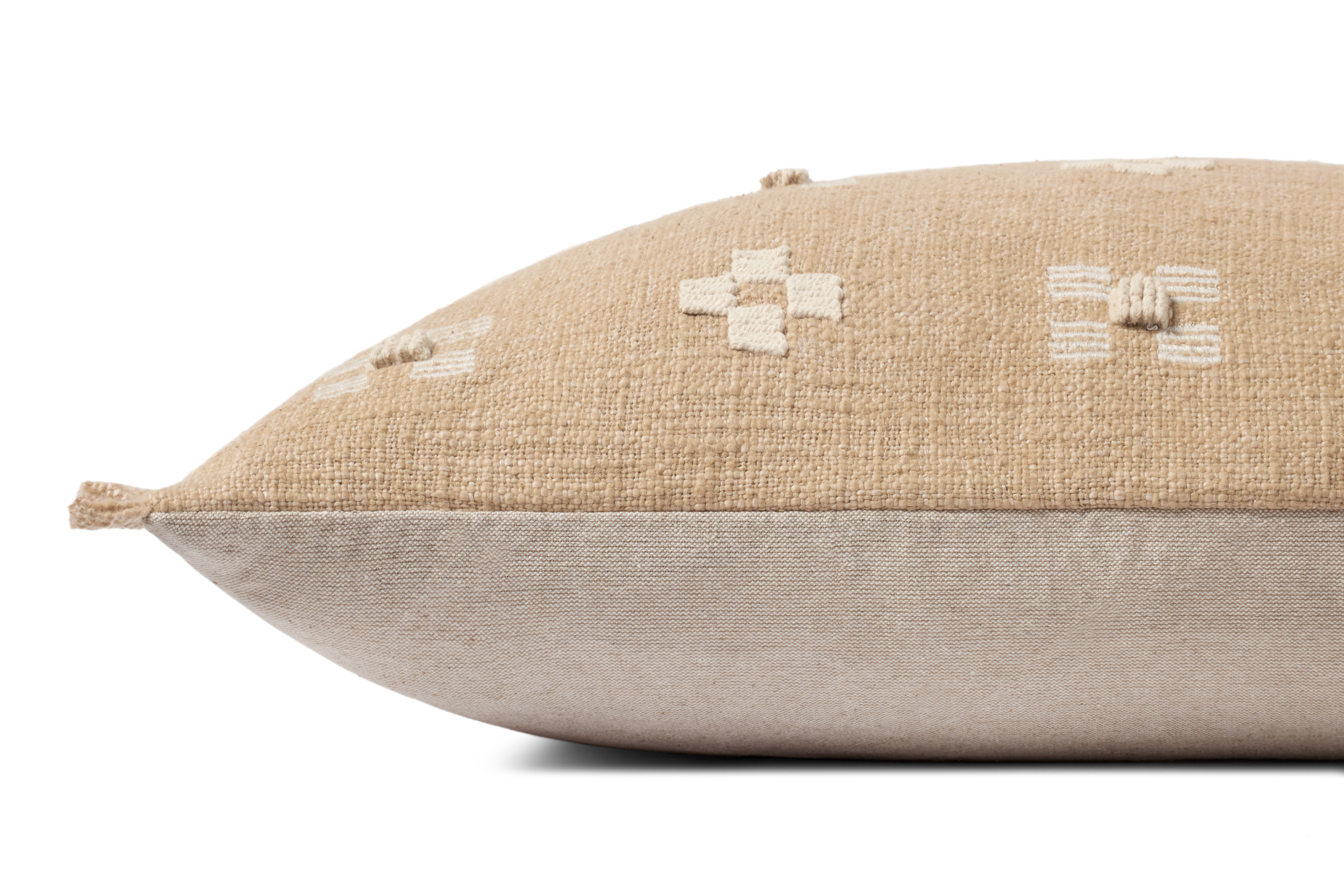 Loloi PLL0122 Natural 13'' x 21'' Decorative Pillow