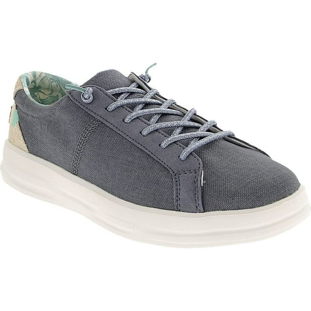 Hey Dude Womens Karina Natural Lichen Blue Size 8
