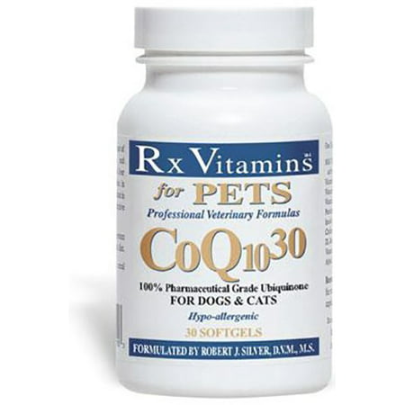 Rx Vitamins for Pets CoQ10 30 pour chiens et chats 30 gels