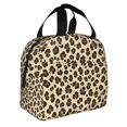 thumbnail image 3 of Leopard Spot Animal Print Lunch Bag Thick Aluminum Foil Tote Cooler for Women Office Picnic Gift, 3 of 7