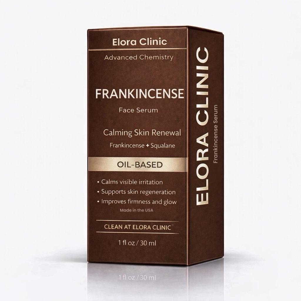 Elora Clinic Frankincense Oil for Skin -Boswellic acid  Frankincense Oil for Face - Skin Essential Oils Frankincense and Myrrh Oil for Skin - Rejuvenating Oil Face Moisturizer - Face Calming Serum