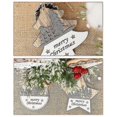 thumbnail image 3 of 4 Pcs Christmas Pendant, Wooden Ornaments Christmas Tree Decoration, 3 of 4