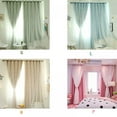 thumbnail image 2 of Floor-to-ceiling curtains, romantic double-layer fabrics and blackout starry sky curtains drape, highly shading, 2 of 12