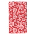 thumbnail image 1 of Fotbe Red Hibiscus Flower Toalla Premium con Patrón, Toalla de Microfibra de Secado Rápido, Ligera y Altamente Absorbente (27.5x16in), Ideal para Uso Diario, 1 of 6
