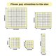 thumbnail image 3 of 5 Pieces Acrylic Quilting Rulers,Square Sewing Rulers Fabric Cutting Ruler Quilting Templates Clear-In stock, 3 of 5