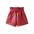 thumbnail image 3 of SAYOO Pantalones cortos de cuero para niñas pequeñas SAYOO moda, 3 of 8