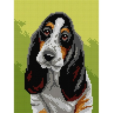 Basset 3474F Needlepoint canvas for halfstitch without yarn