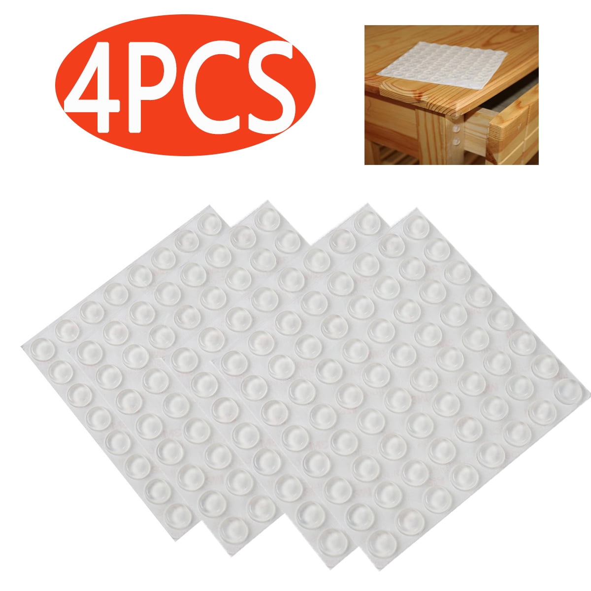 Door Bumper Clear Rubber Bumpers for Kitchen Cutting