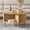 Light Brown, variant on JULY'S SONG Lift Top Coffee Table with Storage, Mid Century Modern Round Coffee Tables for Living Room, 31.5" Wood Coffee Table with Cabinets & Sliding Doors, Dark Brown