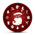 thumbnail image 4 of VOAVEKE Wall Clock,Home Decor,Holiday Decoration Gift Wall Clock Santa Claus Wall Clock Decoration Clock, 4 of 7