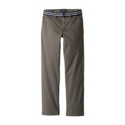 Polo Ralph Lauren Kids - Belted Stretch Cotton Chino Pants (Big Kids) (Regent Grey) Boy's Casual Pants - Size 18