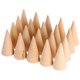 thumbnail image 1 of ColoMX 20pcs cono de madera cono de cono de anillo de joyería Pantalla de pantalla Anillo de dedo Rack de almacenamiento, 1 of 8