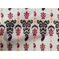thumbnail image 4 of oneOone Cotton Cambric Fabric Swirl Ikat Decor Fabric Printed BTY 56 Inch Wide, 4 of 4
