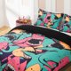thumbnail image 5 of 3D Dibujado a Mano Animal Tiburón Color Colcha Set Ropa de Cama Set Funda Nórdica, 5 of 5