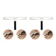 thumbnail image 4 of Vogacara Regla para cejas, medida de acero inoxidable, plantillas profesionales, plantilla de modelado de tres puntos, accesorios de medición Ceja levantada 2Conjunto, 4 of 6