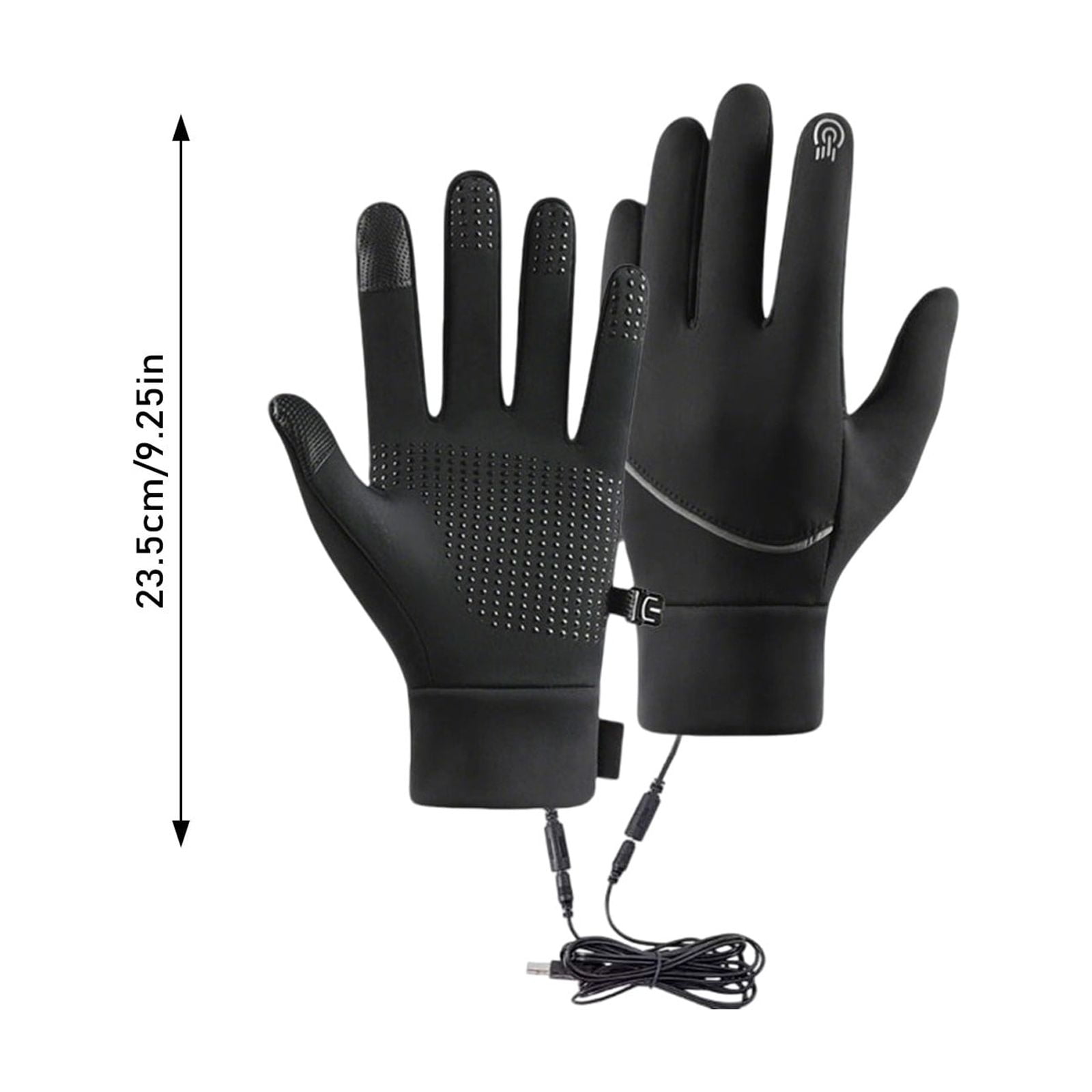 USB Rechargeable Heated Touchscreen Mittens for Winter Sports Gym Workouts Cycling Running Riding Ski and Weight Lifting