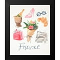 thumbnail image 2 of Warren, Annie 15x18 Black Modern Framed Museum Art Print Titled - Paris Essentials II, 2 of 5