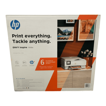 HP Envy Inspire 7958e All-In-One Color Printer, Bluetooth, Wi-Fi