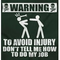 thumbnail image 2 of Warning To Avoid Injury Funny Cartoon Zip Hoodie Sweatshirt Men Brisco Brands S, 2 of 6