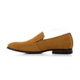 thumbnail image 4 of Ferro Aldo Dale MFA19703 Minimalist Slip-on Suede Penny Loafers, Honey Suede, Size 9, 4 of 8