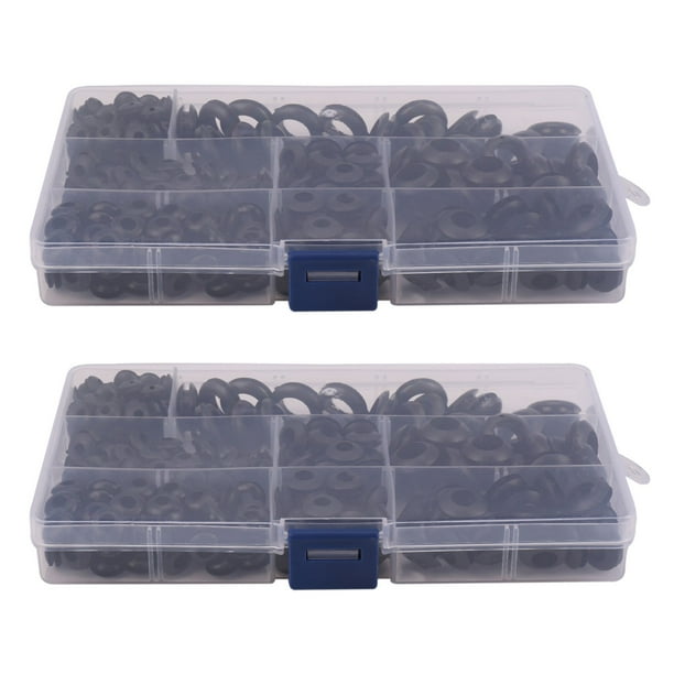 520Pcs Surtido de Arandelas de Goma Cableado Bobina Junta de Alambre M3 / M4 / M5 / M6 / M8 / M10 / M12