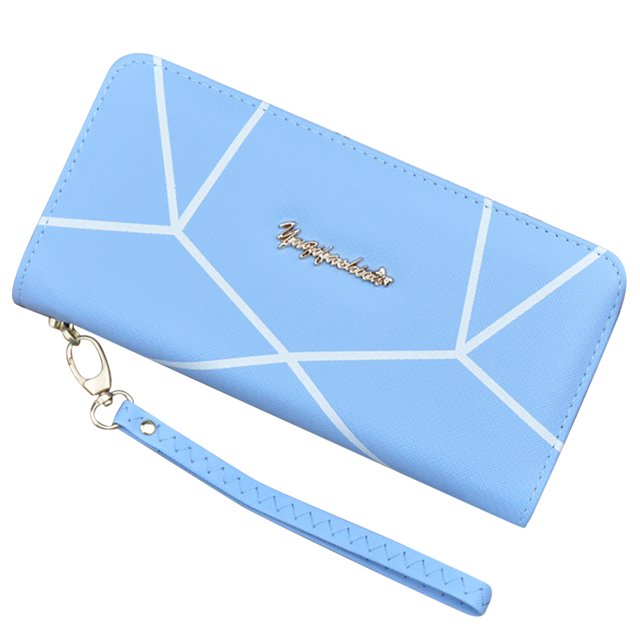 Portefeuille pour Dames Mode Porte-Cartes à Fermeture Éclair Pochette Portefeuille pour Femmes