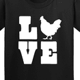 thumbnail image 4 of Inktastic Love Chickens Youth T-Shirt, 4 of 5