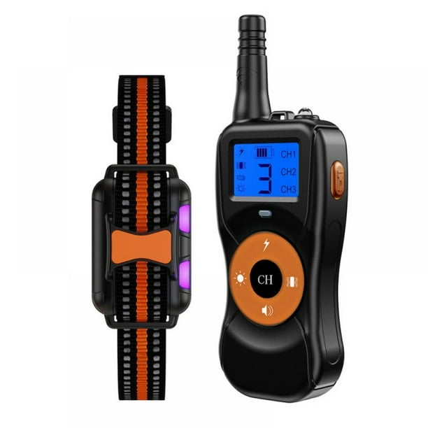 Electric Dog Training Collar Shock Pet Remote Control Waterproof