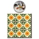 thumbnail image 3 of 1/12 alfombra Vintage alfombra casa habitación jardín escenas de decoración, regalos de cumple para 3,,,, de 7 Amarillo verde Hugo piso de casa de muñecas en miniatura, 3 of 9